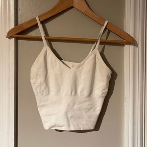 White Sports Bra / Tank